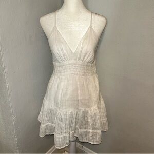 American Eagle Outfitters White Backless Dress